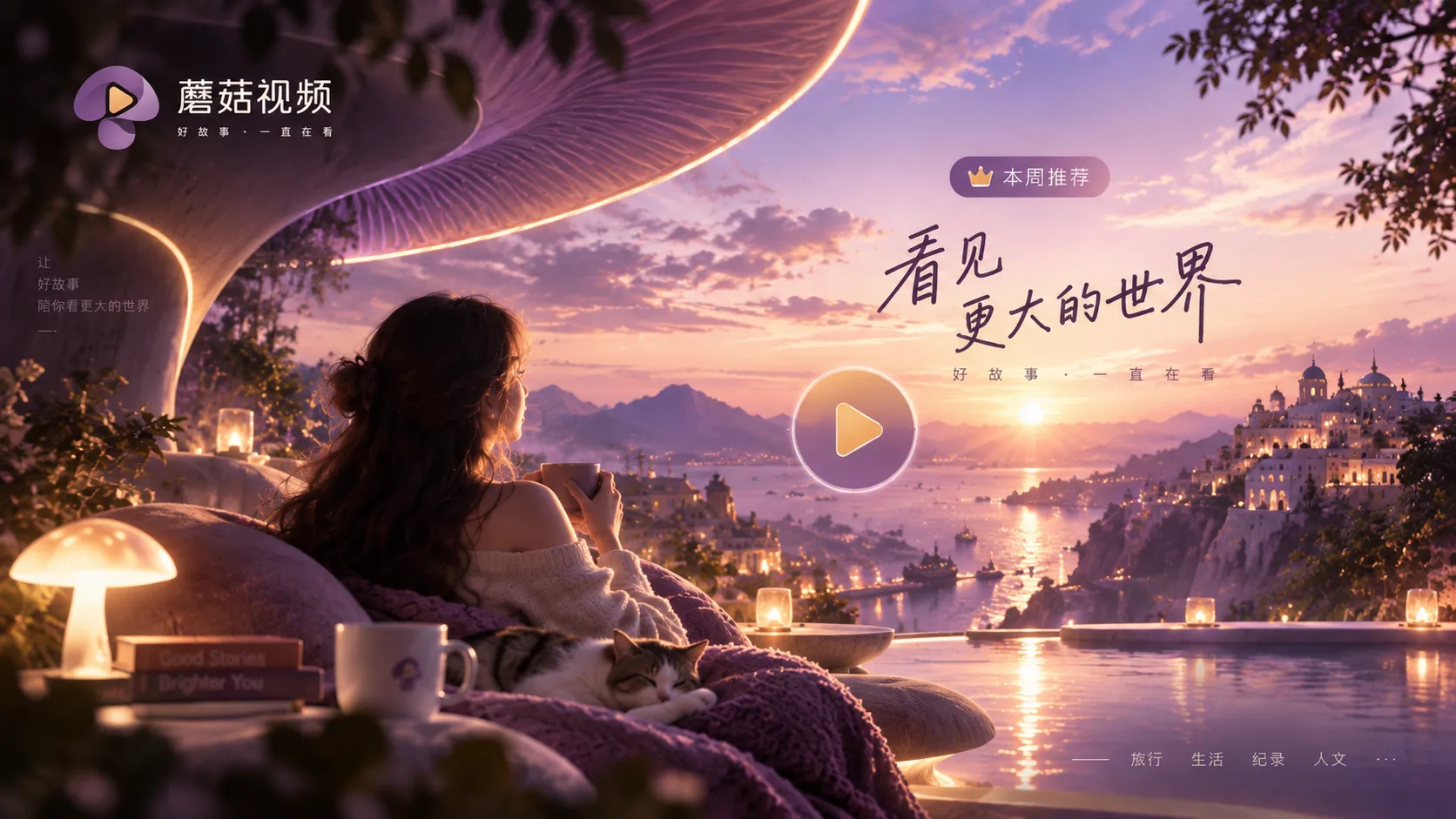 观看体验午休场景内容浏览主题插图